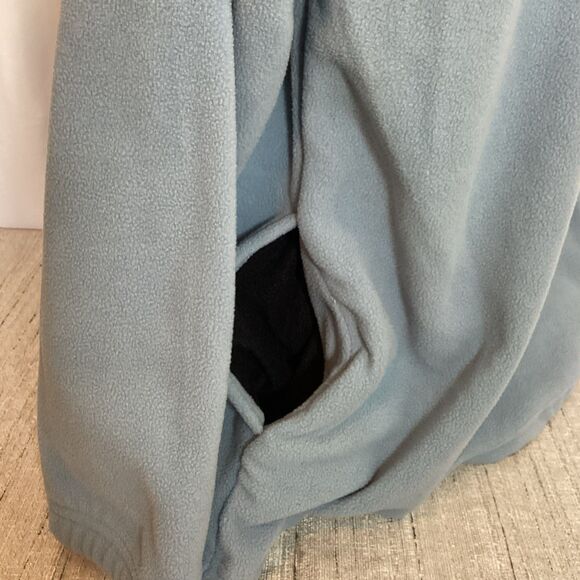 Randall Made Knives Patch Fleece Pullover Jacket Blue 3/4 Zip - Picture 4 of 5